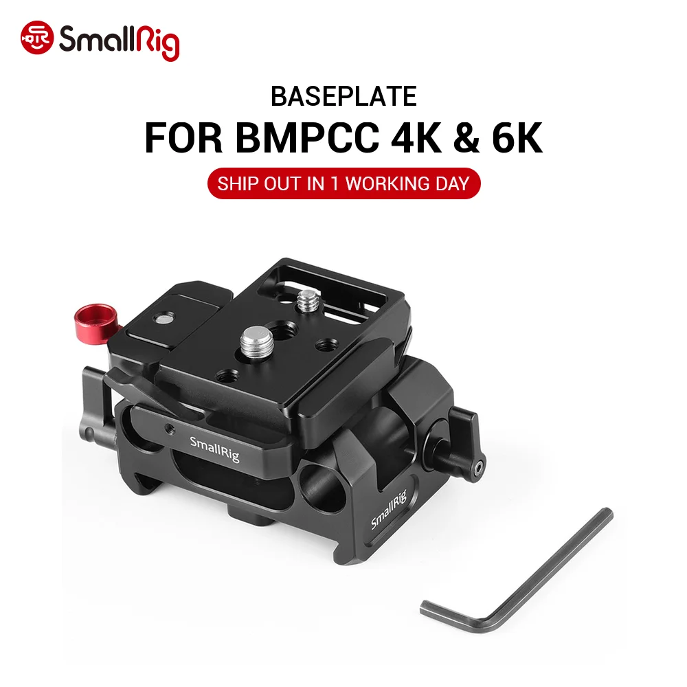 SmallRig Camera Plate оснастка для карманной кинокамеры Blackmagic Design 4K / 6K (совместима с Manfrotto