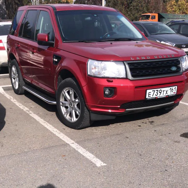 Пороги для Land Rover freelander 2 подножки из нержавеющей стали со штатными креплениями