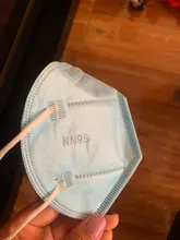 Mascarillas FFP2 KN95 de 5 capas con filtro, máscara respirador FFP3 reutilizable, Color Negro, Rosa, antipolvo, 5-200 Uds.