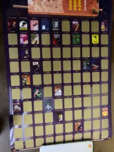 Decoración de la parte superior del hogar, póster de Anime rascador, lista de cubo de Anime, iconos artísticos prémium, gran regalo para los fanáticos del Anime, 100