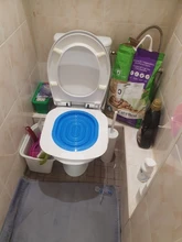 Cat Toilet Litter-Trainer Toilet-Seat-Lighting Catsceaningtrainingtoilet-Supplies 