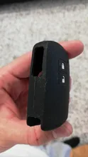 ZAD-Funda de goma de silicona para llave de coche, funda con 2 botones para Toyota Camry, RAV4, Avalon, auris