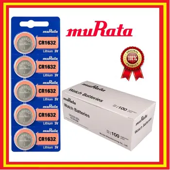 

Boton batteries Sony Murata CR1632 original lithium battery 3V blister 5X units