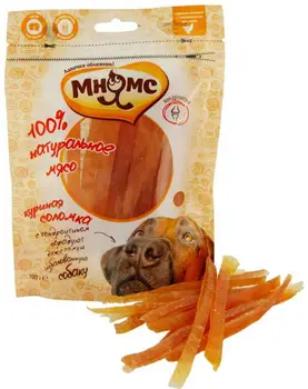 

Mnames treat for dogs chicken straws with chondroitin, 12*100g