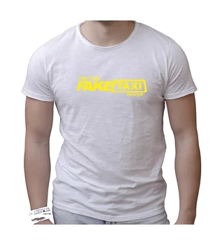

T-shirt Uomo cotone fiammato Scollo ampio a taglio vivo - FAKE TAXI DRIVER MADE IN ITALY