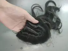 Pequeña LANA sintético Ombre negro marrón de oro con pelucas con reflejos largo ondulado resistente al calor de la parte media Cosplay pelucas para mujeres