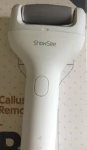 Showsee-Lima eléctrica para pies, removedor de callos al vacío, herramientas profesionales de pedicura, lijadora eléctrica para pies, B1-W para el cuidado de la piel