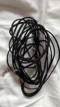 Collar de cuerda de cuero de ante negro y marrón, joyería de cordón de 50cm, fabricación de abalorios trenzados, pulsera de cadena hecha a mano, DIY, F3Q9, 10 Uds.