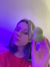 Puff en polvo cosmético para mujer, base de maquillaje esponja, belleza, herramientas y accesorios, forma de mezcla de gotas de agua, 1 ud.