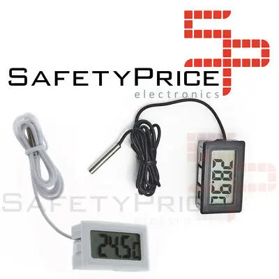 Digital thermometer probe 1m external temperature lcd aquarium freezer SP afbeelding