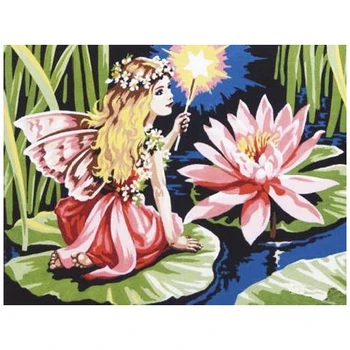

Se926-195 canvas with a pattern SEG de Paris 'fairy кувшинок' 40*50 cm