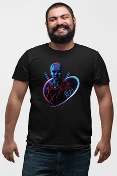 

Angemiel Wear Nebula Black Men 'S Cotton Big Size T-Shirt