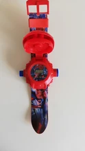 Reloj de dibujos animados de Disney para niños, 17 estilos, proyección 3D, superhéroes de dibujos animados, Spider-man, Iron Man, relojes digitales, juguete para niños