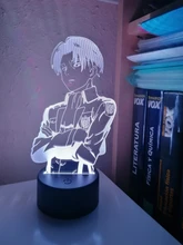 Table-Lamp Light Cool Ackerman-Figure Night-Light Titan Attack Acrylic Home-Room-Decor