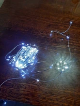 Led-Light Photo-Clip Battery-Powered Garland Led Christmas Outdoor Wedding 10M 5M 2M