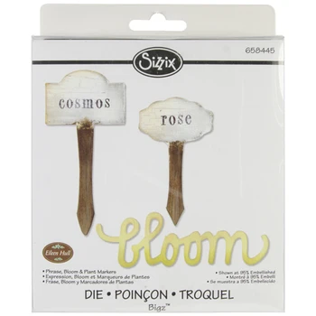 

Form for cutting out flowering and plates for flowers Bigz die 658445