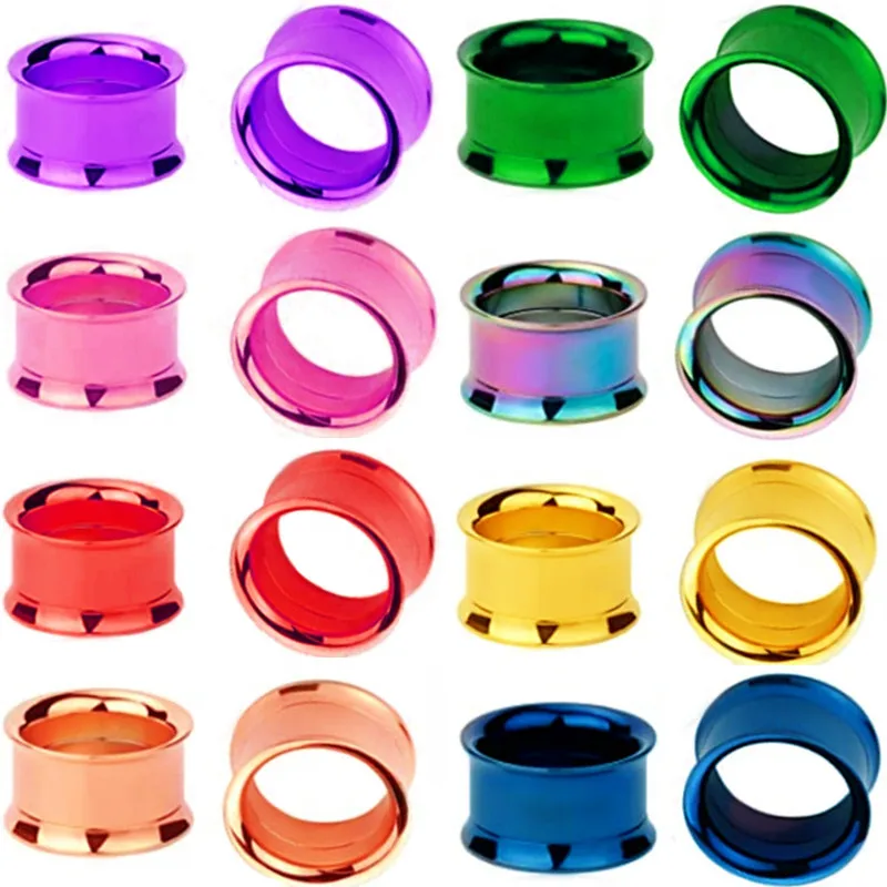 1Pair 2-30mm Ear Expanders Stainless Steel Earrings Screw Fit Ear Tunnels and Plugs Gauge Stretcher Tragus Piercing Jewelry piercing jewelry body piercing earrings ear piercing jewelry metal jewelry body piercing jewelry body jewelry ear taper earrings