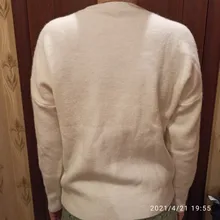 Hirsion-suéter holgado de gran tamaño para mujer, jersey básico de punto elegante, cuello redondo, suave, de Cachemira, para invierno, 2020