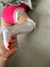 Calcetines con lazo para niñas recién nacidas, medias antideslizantes de algodón de felpa, hasta la rodilla