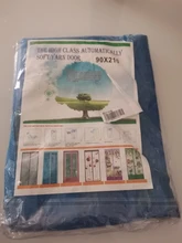 Fastener Curtain Screen-Door Magnetic-Strips Anti-Mosquito Mesh New Printed Cartoon-Pattern