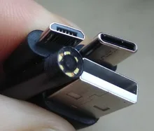 Cámara endoscópica impermeable, endoscopio LED Micro USB de 7mm y 5mm para teléfono Android, Smartphone, Micro USB tipo C