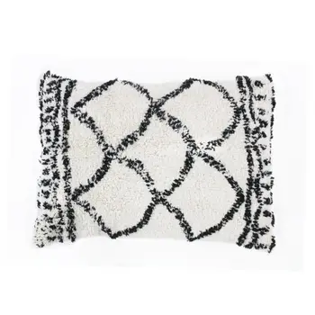 

Cushion Berber Losange-30x50 cm-lifelike White and black