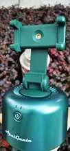 CNIQOZ-Robot cardán de Ia inteligente mejorado, cámara de 360 °, rotación automática, seguimiento facial, objeto, soporte de teléfono móvil para Vlog/YouTub