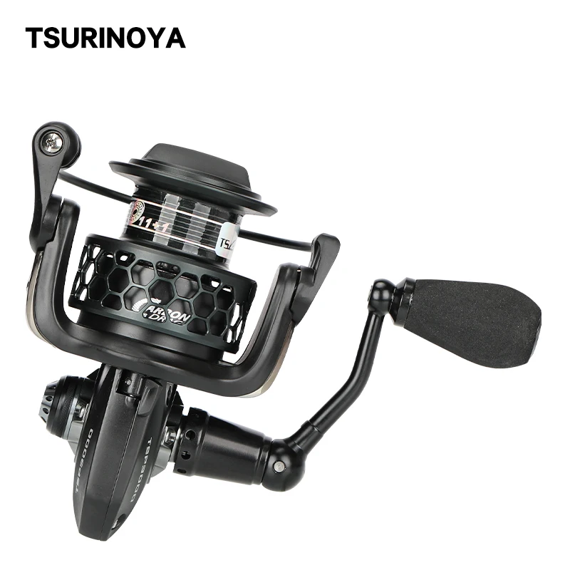 TSURINOYA для рыбалки катушка дух TSP 3000 из цельнометаллического корпуса 12 подшипник