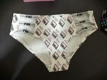 QIWN-bragas deportivas sin costuras para mujer, ropa interior Sexy con letra rosa, lencería cintura baja, Tanga de Yoga