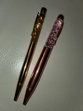 Pluma de firma de lentejuelas de arena movediza, Bolígrafo de metal, regalo de negocios y oficina, nueva
