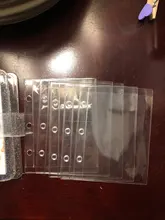 MINKYS Kawaii brillante Mini Bling bolsillo 3 Ring Binder diario cuaderno diario del programa DIY libro de fotos coreano papelería de la escuela