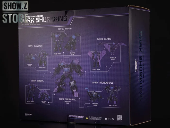 [Show. Z Store] G-Creation GCreation SKR-00 SKR00 Dark Shuraking Volcanicus Combiner Подарочная коробка набор из 5 трансформационных экшен