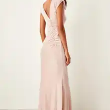 Trendyol вечернее платье с пуговицами TPRSS19FZ0341