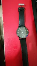 Reloj sencillo coreano para hombre y mujer, informal, resistente al agua, de aleación, de cuarzo, para parejas