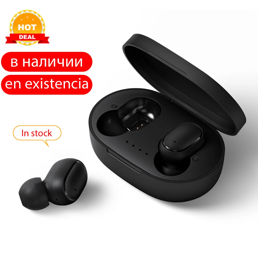 A6S беспроводные наушники PK Redmi Airdots Голосовое управление Bluetooth 5 0 гарнитуры