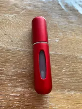 Botella de Perfume de alta calidad, 5ml, Mini PULVERIZADOR DE Metal, atomizador de Perfume de aluminio rellenable, tamaño de viaje, 1 ud.