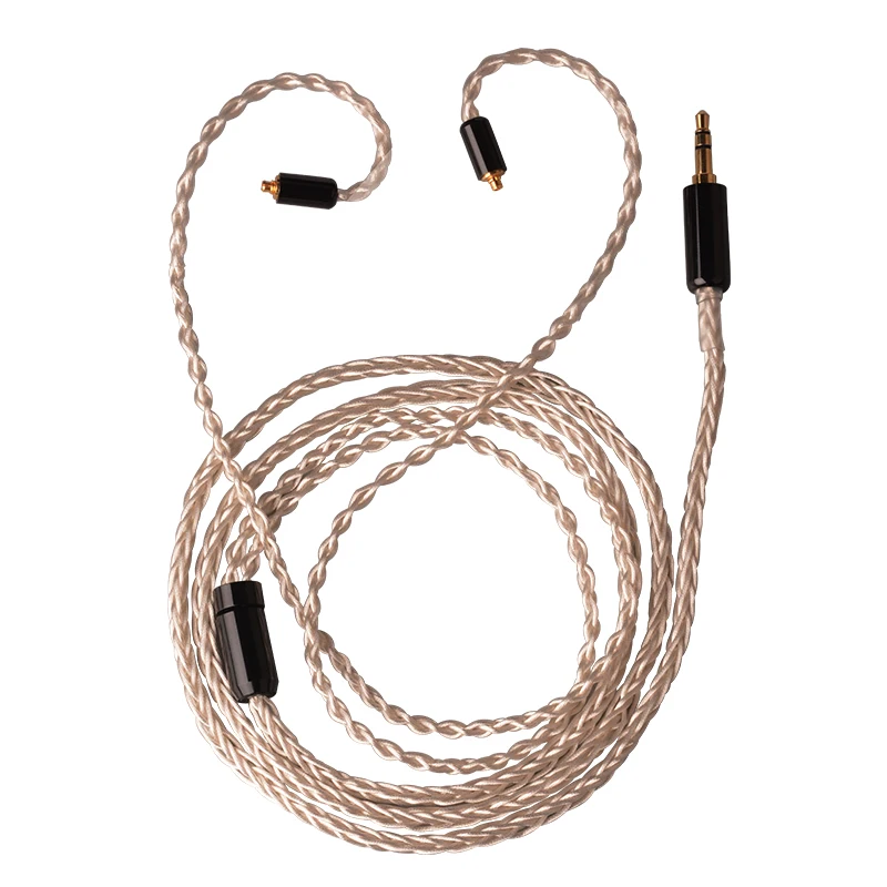 

Yongse Upgrade Cable Single Crystal Copper Plated With Silver 2.5mm/3.5mm/4,4mm Balanced for Players Sony AKG JVC For Earphones