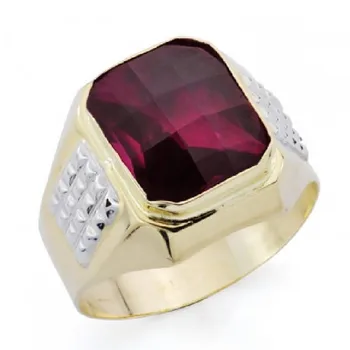 

GENTLEMAN STAMP BICOLOR STONE