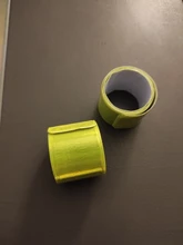 1PC tiras reflectantes de ciclismo correr de noche de pesca de advertencia de seguridad en bicicleta unen la pierna de los pantalones de la correa de cinta reflectante de venta al por mayor