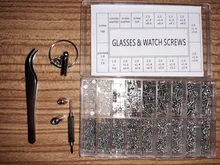 Tornillo de acero inoxidable para gafas de sol, tornillos para gafas de teléfono, destornillador de tuercas, conjunto de herramientas de reparación, 1000 Uds.