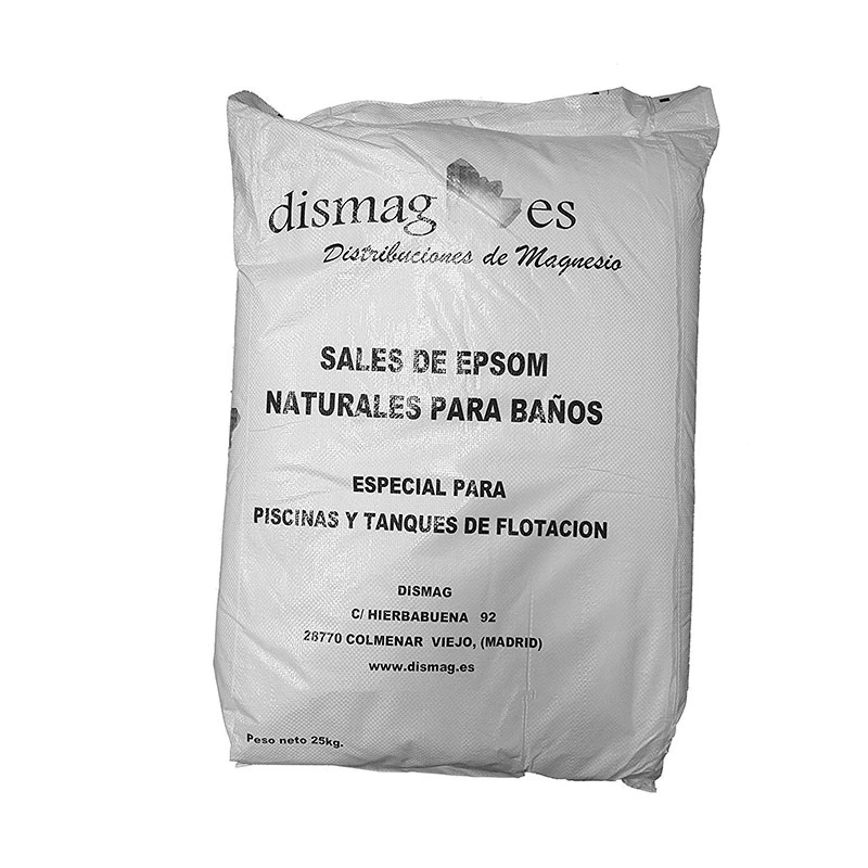 Bolsa de sal de Epsom de 25Kg, fuente concentrada de magnesio, sal 100% natural. Baño y personal| | - AliExpress