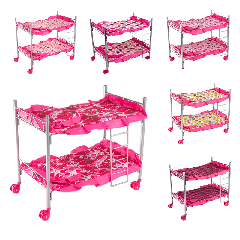  Doll Bed-Toys for Children-Trundle Bed for Twin Doll fits 18 Inch Doll-Doll House-BUGGY BOOM Loona 