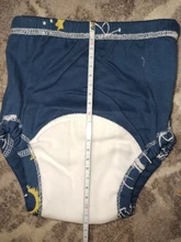 Pañal reutilizable lavable para bebé, paño de entrenamiento infantil, bragas con insertos, pañales, cubierta de 6 capas, trajes de envoltura para niña y niño