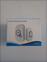 Timbre de puerta inalámbrico FUERS M557, 433Mhz, para hogar, bienvenida, 150M de largo, 32 canciones