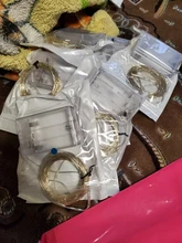 Guirnalda de luces led alimentada por batería, cable de cobre de 2M, 5M y 10M, para árbol de Navidad, boda, decoración al aire libre