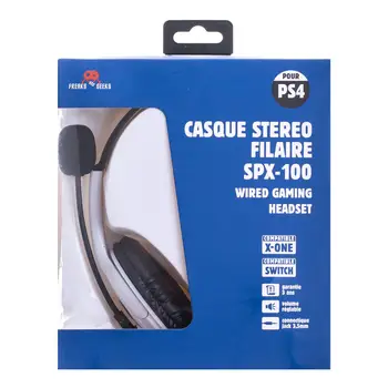 

Dual helmets Spx-100 Ps4/Xboxone/Switch V.2 white accessories Gaming headphones Gamers Freaks & Geeks Ps4 (accessories)