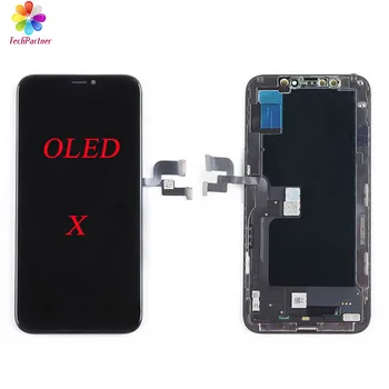 

AAA+++ GX JK RJ HE OLED 3D Touch Screen Replacement For iPhone X LCD Display Digitizer Assembly For iPhone X 9H Hardness Glass