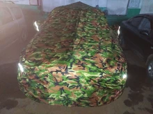 Kayme cubierta para coche portadas de coche de camuflaje al aire libre de protección solar a prueba de agua reflector polvo lluvia nieve protectora suv sedán completo