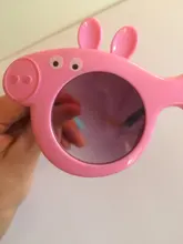 Peppa Pig-gafas de sol de dibujos animados para niños y niñas, protección UV, decoración bonita