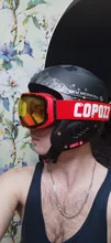 COPOZZ magnético gafas de esquí con cambio rápido de la lente y Set de fundas 100% UV400 protección Anti-niebla Snowboard gafas para los hombres y las mujeres